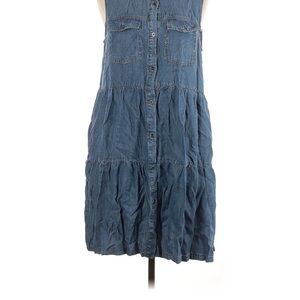 Denim Button-Down Dress